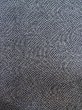 画像5: M0201B  江戸小紋 女性用着物  シルク（正絹）   黒, 青海波 【中古】 【USED】 【リサイクル】 ★★☆☆☆ (5)