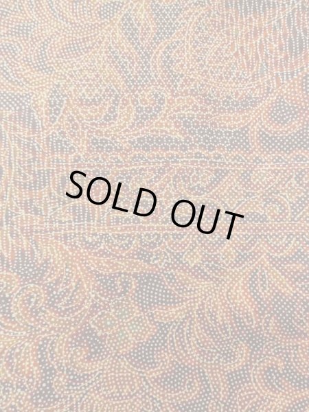 画像7: M0201C Mint  小紋 女性用着物  綿   赤色, 更紗 【中古】 【USED】 【リサイクル】 ★★★★☆ (7)