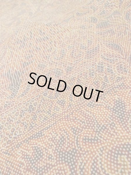 画像11: M0201C Mint  小紋 女性用着物  綿   赤色, 更紗 【中古】 【USED】 【リサイクル】 ★★★★☆ (11)