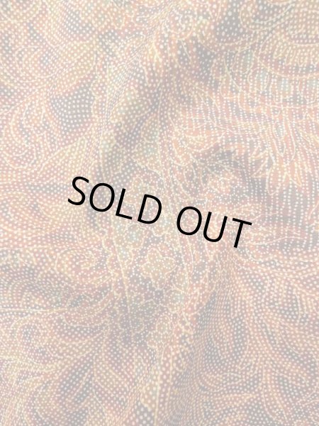 画像12: M0201C Mint  小紋 女性用着物  綿   赤色, 更紗 【中古】 【USED】 【リサイクル】 ★★★★☆ (12)