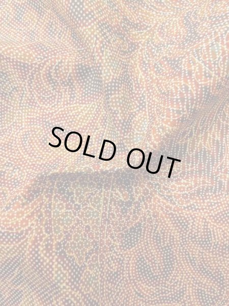 画像13: M0201C Mint  小紋 女性用着物  綿   赤色, 更紗 【中古】 【USED】 【リサイクル】 ★★★★☆ (13)