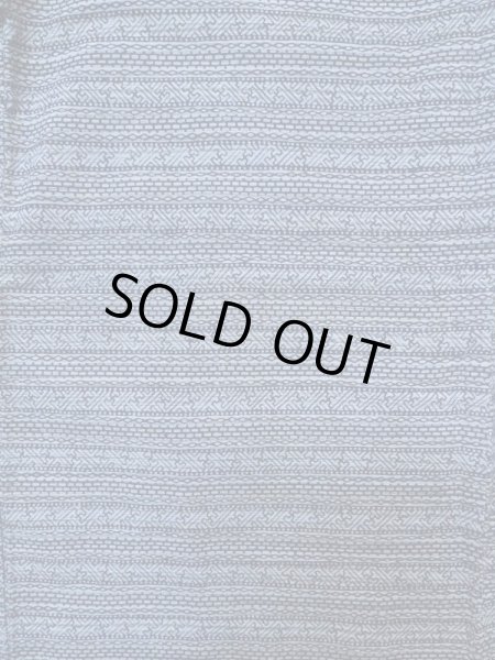 画像3: M0207C  男性用浴衣 男性用着物  綿  淡い 青, 抽象的模様 【中古】 【USED】 【リサイクル】 ★★☆☆☆ (3)