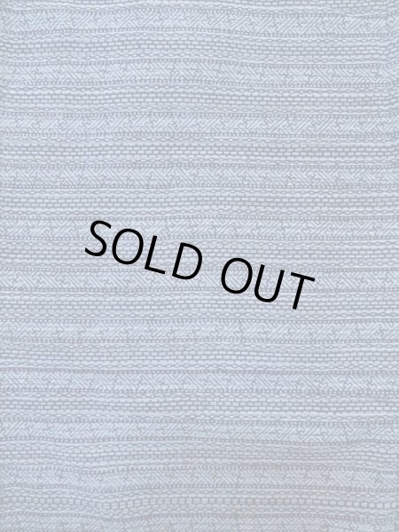 画像4: M0207C  男性用浴衣 男性用着物  綿  淡い 青, 抽象的模様 【中古】 【USED】 【リサイクル】 ★★☆☆☆ (4)