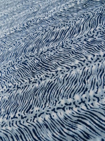 画像6: M0207E  男性用浴衣 男性用着物  綿   青, 抽象的模様 【中古】 【USED】 【リサイクル】 ★★☆☆☆ (6)