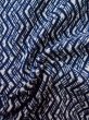 画像9: M0207L Mint  男性用浴衣 男性用着物  綿   藍, 幾何学模様 【中古】 【USED】 【リサイクル】 ★★★★☆ (9)