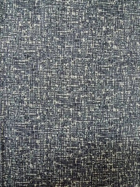 画像4: M0207P  浴衣（日本製） 女性用着物  綿   青, 抽象的模様 【中古】 【USED】 【リサイクル】 ★☆☆☆☆ (4)