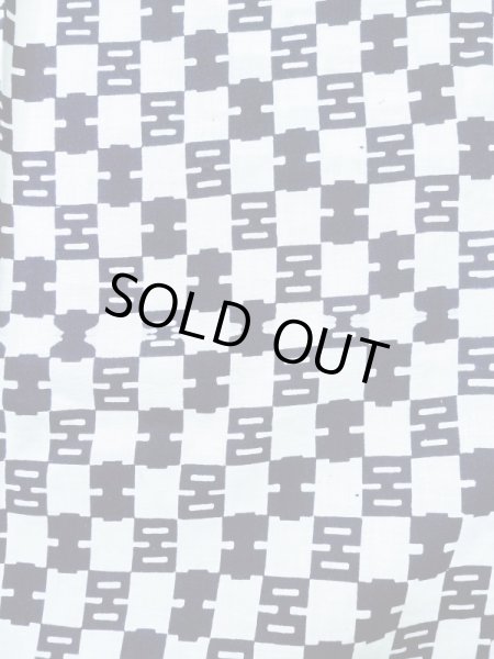 画像4: M0207V  男性用浴衣 男性用着物  綿   藍, 抽象的模様 【中古】 【USED】 【リサイクル】 ★★★★☆ (4)