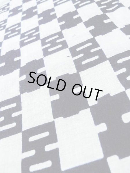 画像8: M0207V  男性用浴衣 男性用着物  綿   藍, 抽象的模様 【中古】 【USED】 【リサイクル】 ★★★★☆ (8)