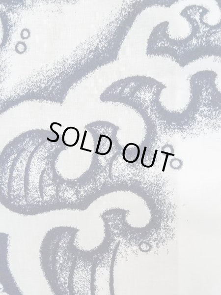 画像7: M0207Y Mint  男性用浴衣 男性用着物  綿   藍, 波 【中古】 【USED】 【リサイクル】 ★★★★☆ (7)