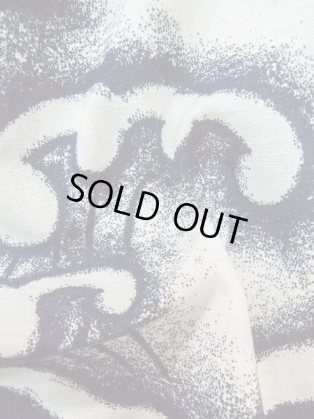 画像12: M0207Y Mint  男性用浴衣 男性用着物  綿   藍, 波 【中古】 【USED】 【リサイクル】 ★★★★☆ (12)