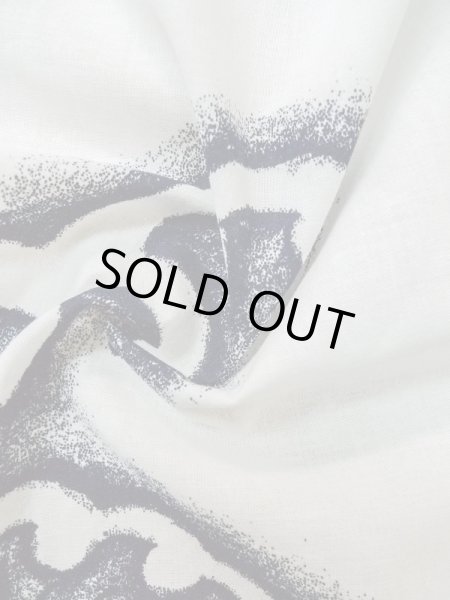 画像13: M0207Y Mint  男性用浴衣 男性用着物  綿   藍, 波 【中古】 【USED】 【リサイクル】 ★★★★☆ (13)