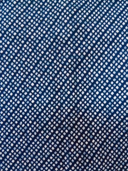 画像5: M0214A  男性用浴衣 男性用着物  綿   水色, 抽象的模様 【中古】 【USED】 【リサイクル】 ★★☆☆☆ (5)