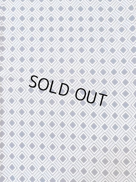 画像3: M0214B Mint  男性用浴衣 男性用着物  綿   白, 幾何学模様 【中古】 【USED】 【リサイクル】 ★★★★☆ (3)