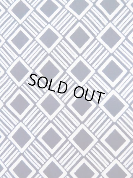 画像6: M0214B Mint  男性用浴衣 男性用着物  綿   白, 幾何学模様 【中古】 【USED】 【リサイクル】 ★★★★☆ (6)