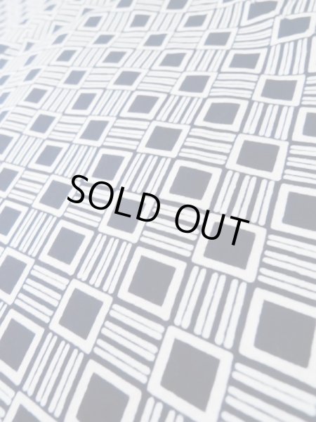 画像7: M0214B Mint  男性用浴衣 男性用着物  綿   白, 幾何学模様 【中古】 【USED】 【リサイクル】 ★★★★☆ (7)