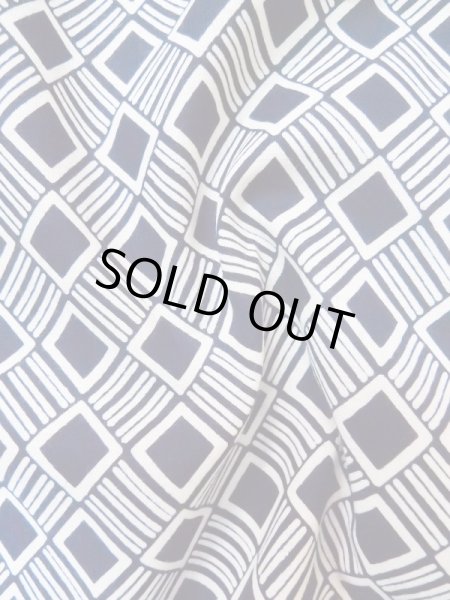 画像9: M0214B Mint  男性用浴衣 男性用着物  綿   白, 幾何学模様 【中古】 【USED】 【リサイクル】 ★★★★☆ (9)