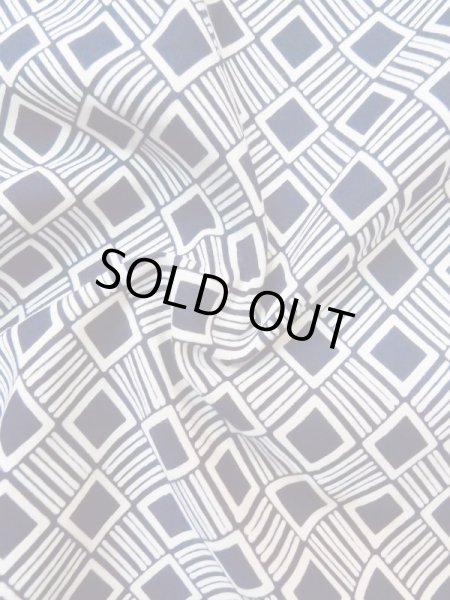 画像10: M0214B Mint  男性用浴衣 男性用着物  綿   白, 幾何学模様 【中古】 【USED】 【リサイクル】 ★★★★☆ (10)