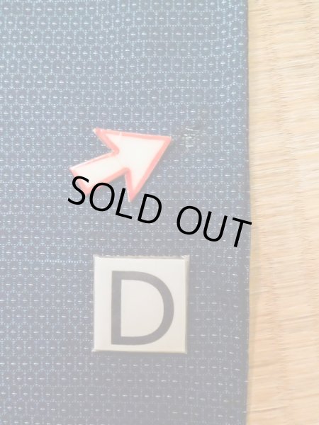 画像15: M0214H  男性用着物 男性用着物  ウール   紺, 亀甲 【中古】 【USED】 【リサイクル】 ★☆☆☆☆ (15)