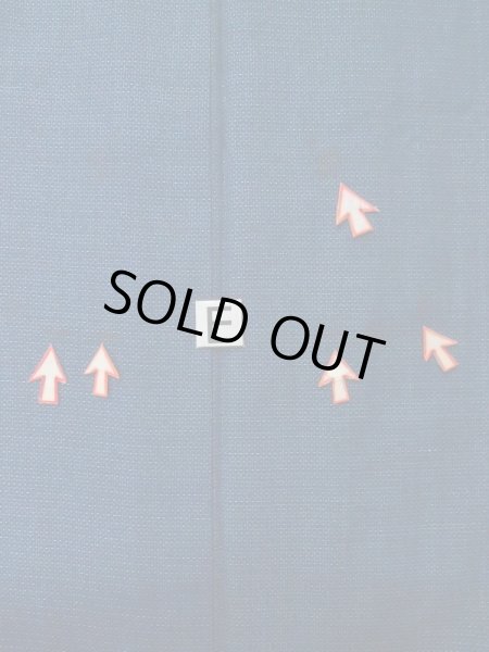 画像16: M0214H  男性用着物 男性用着物  ウール   紺, 亀甲 【中古】 【USED】 【リサイクル】 ★☆☆☆☆ (16)