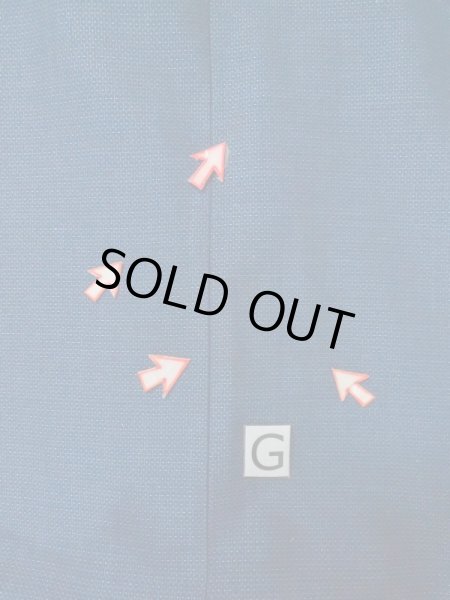 画像18: M0214H  男性用着物 男性用着物  ウール   紺, 亀甲 【中古】 【USED】 【リサイクル】 ★☆☆☆☆ (18)