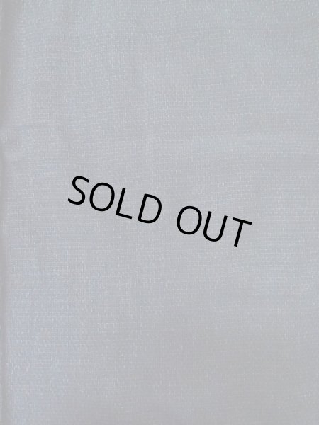 画像3: M0214L  男性用着物 男性用着物 塩沢紬 シルク（正絹）  青み 黒, 亀甲 【中古】 【USED】 【リサイクル】 ★★★★☆ (3)