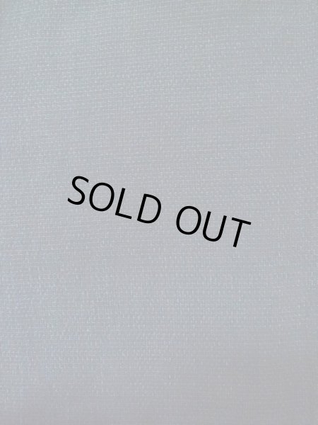 画像4: M0214L  男性用着物 男性用着物 塩沢紬 シルク（正絹）  青み 黒, 亀甲 【中古】 【USED】 【リサイクル】 ★★★★☆ (4)