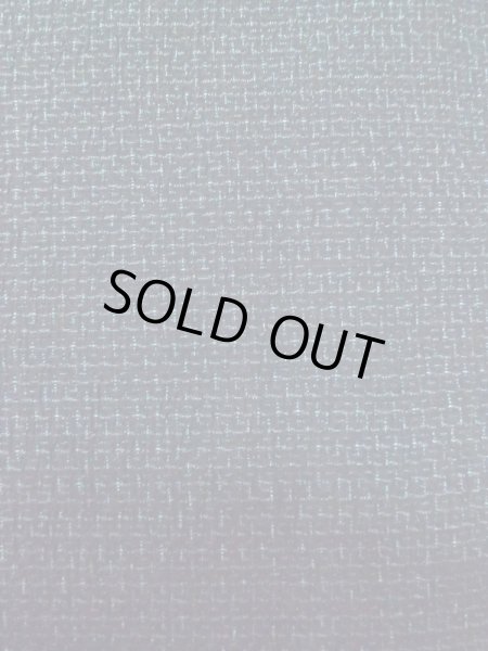 画像5: M0214L  男性用着物 男性用着物 塩沢紬 シルク（正絹）  青み 黒, 亀甲 【中古】 【USED】 【リサイクル】 ★★★★☆ (5)