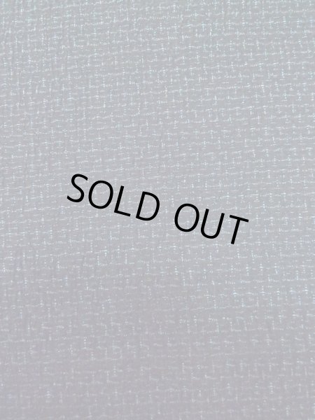 画像6: M0214L  男性用着物 男性用着物 塩沢紬 シルク（正絹）  青み 黒, 亀甲 【中古】 【USED】 【リサイクル】 ★★★★☆ (6)