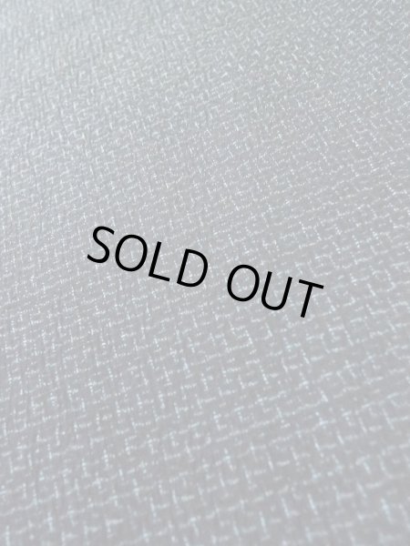 画像8: M0214L  男性用着物 男性用着物 塩沢紬 シルク（正絹）  青み 黒, 亀甲 【中古】 【USED】 【リサイクル】 ★★★★☆ (8)