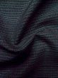 画像9: M0214T Mint  男性用着物 男性用着物  シルク（正絹）  深い 青, 幾何学模様 【中古】 【USED】 【リサイクル】 ★★★★☆ (9)