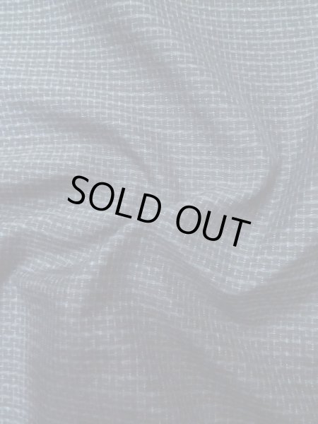 画像10: M0214W Mint  男性用着物 男性用着物  シルク(正絹)  深い 青, 幾何学模様 【中古】 【USED】 【リサイクル】 ★★★★☆ (10)