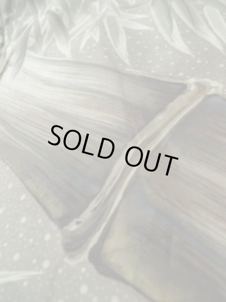 画像8: M0214Y Mint  男性用羽織 男性用着物  シルク（正絹）   黒, 亀甲 【中古】 【USED】 【リサイクル】 ★★★★☆ (8)