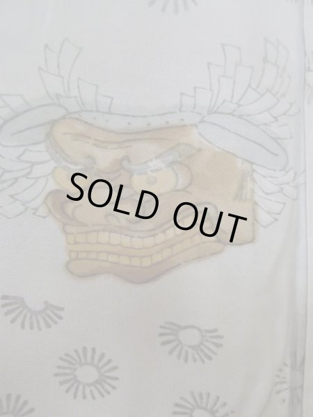 画像6: M0215C Mint  男性用羽織 男性用着物  ウール  深い 青,  【中古】 【USED】 【リサイクル】 ★★★★☆ (6)