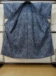 画像2: M0301C  浴衣（日本製） 女性用着物  綿   青, 抽象的模様 【中古】 【USED】 【リサイクル】 ★★★☆☆ (2)