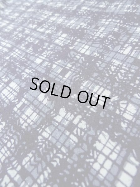 画像7: M0301C  浴衣（日本製） 女性用着物  綿   青, 抽象的模様 【中古】 【USED】 【リサイクル】 ★★★☆☆ (7)