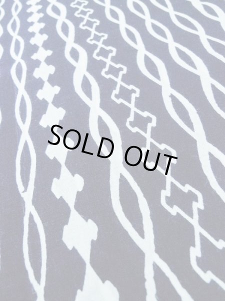 画像7: M0301E  男性用浴衣 男性用着物  綿   藍, 抽象的模様 【中古】 【USED】 【リサイクル】 ★★★☆☆ (7)