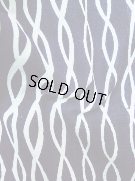 画像10: M0301E  男性用浴衣 男性用着物  綿   藍, 抽象的模様 【中古】 【USED】 【リサイクル】 ★★★☆☆ (10)