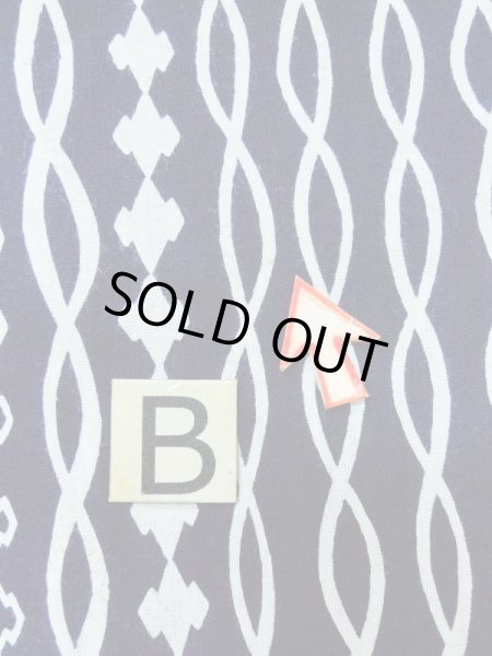 画像13: M0301E  男性用浴衣 男性用着物  綿   藍, 抽象的模様 【中古】 【USED】 【リサイクル】 ★★★☆☆ (13)