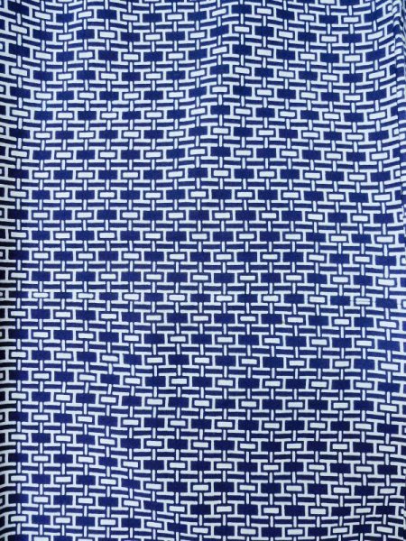 画像3: M0301G  男性用浴衣 男性用着物  綿   藍, 抽象的模様 【中古】 【USED】 【リサイクル】 ★★★★☆ (3)