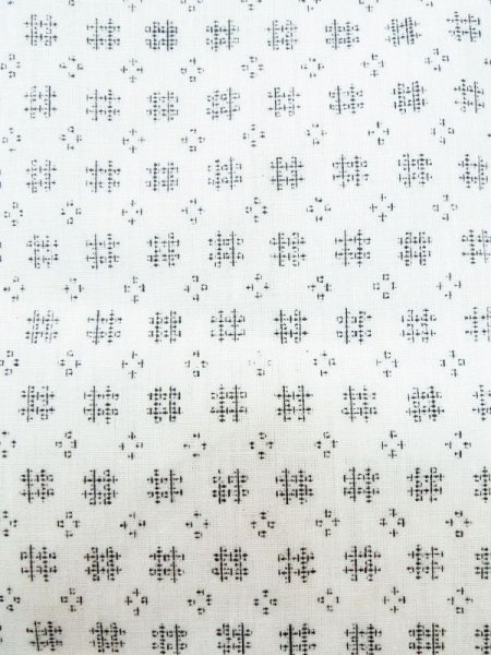 画像5: M0301J  男性用浴衣 男性用着物  麻   黒, 抽象的模様 【中古】 【USED】 【リサイクル】 ★★★☆☆ (5)