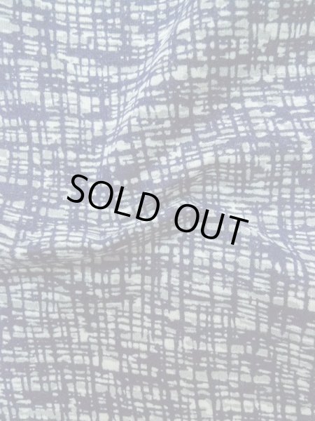 画像9: M0301K Mint  男性用浴衣 男性用着物  綿   紺, 抽象的模様 【中古】 【USED】 【リサイクル】 ★★★★☆ (9)