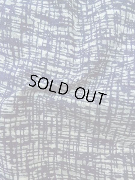 画像10: M0301K Mint  男性用浴衣 男性用着物  綿   紺, 抽象的模様 【中古】 【USED】 【リサイクル】 ★★★★☆ (10)