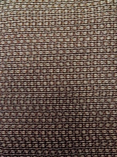 画像5: M0301Q  男性用着物 男性用着物  シルク(正絹)   茶色, 抽象的模様 【中古】 【USED】 【リサイクル】 ★★☆☆☆ (5)