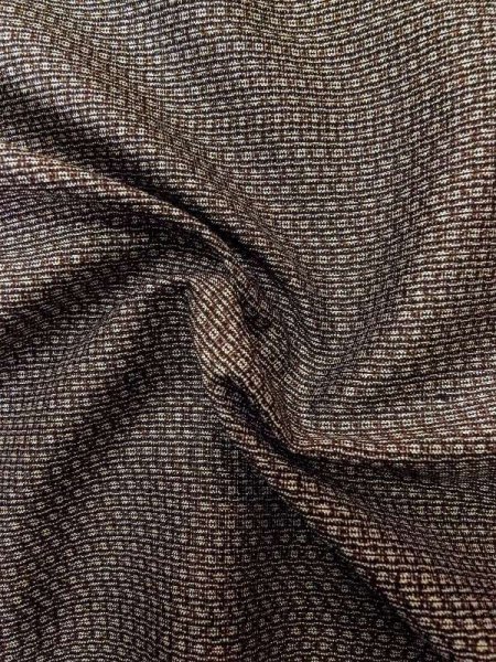 画像10: M0301Q  男性用着物 男性用着物  シルク(正絹)   茶色, 抽象的模様 【中古】 【USED】 【リサイクル】 ★★☆☆☆ (10)