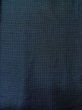 画像4: M0301R  男性用着物 男性用着物  シルク（正絹） 淡い 深い 青, 幾何学模様 【中古】 【USED】 【リサイクル】 ★★☆☆☆ (4)
