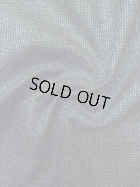 画像10: M0301S  男性用着物 男性用着物  シルク（正絹） 淡い 深い 青, 亀甲 【中古】 【USED】 【リサイクル】 ★★★☆☆ (10)