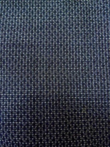 画像6: M0301T  男性用着物 男性用着物  シルク(正絹) 淡い 深い 青, 抽象的模様 【中古】 【USED】 【リサイクル】 ★★★☆☆ (6)