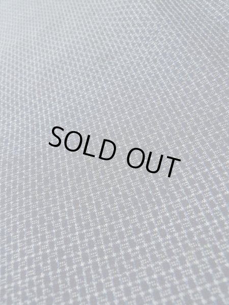 画像8: M0301T  男性用着物 男性用着物  シルク（正絹） 淡い 深い 青, 抽象的模様 【中古】 【USED】 【リサイクル】 ★★★☆☆ (8)