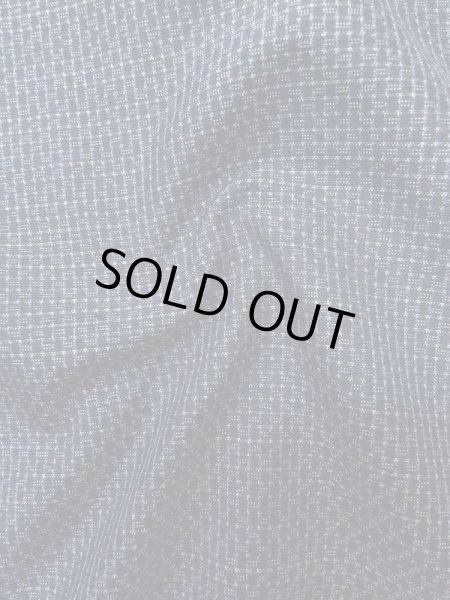 画像9: M0301T  男性用着物 男性用着物  シルク（正絹） 淡い 深い 青, 抽象的模様 【中古】 【USED】 【リサイクル】 ★★★☆☆ (9)