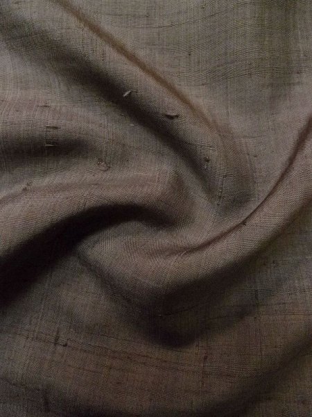 画像10: M0301V  男性用着物 男性用着物  シルク(正絹)  淡い 茶色,  【中古】 【USED】 【リサイクル】 ★★★☆☆ (10)